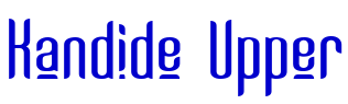 Kandide Upper шрифт